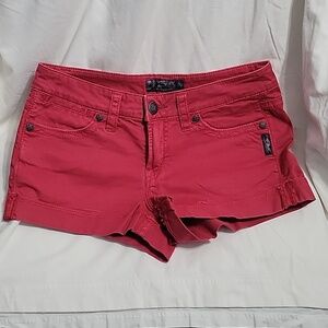 Silver Toni 3 1/2 Red Shorts. Sz 27